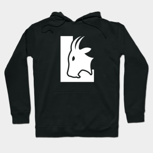 White Goat Hoodie